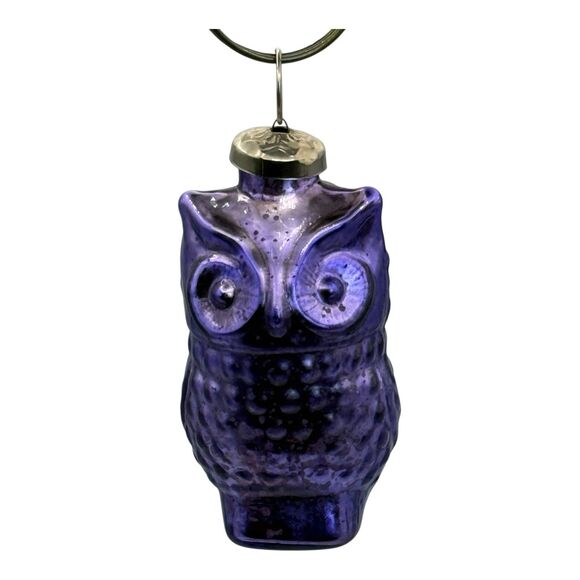 Owls Two’s Company Vintage Metallic Naturally Distressed Christmas Ornaments 4” - Picture 7 of 7